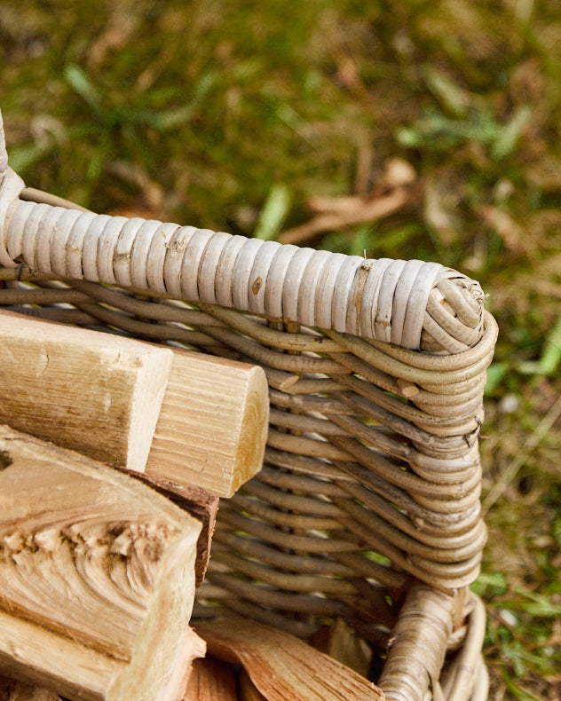 Small Rattan Open Log Basket