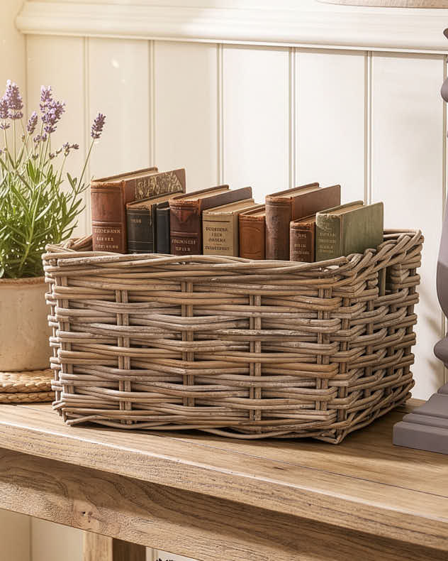 Medium Rattan Storage Basket