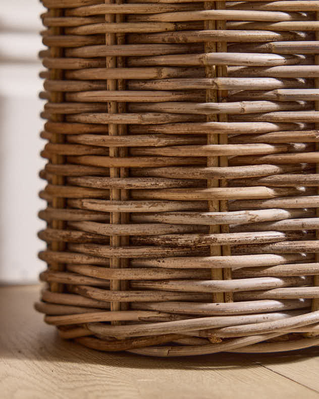 Wicker Umbrella Stand Basket