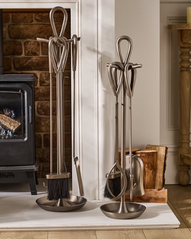 Blackwell Pewter Effect Companion Set