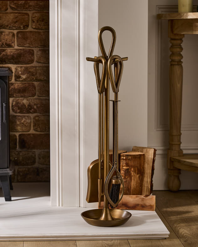 Blackwell Brass Effect Companion Set