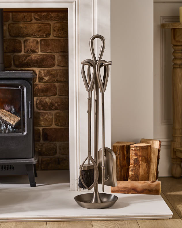 Blackwell Pewter Effect Companion Set