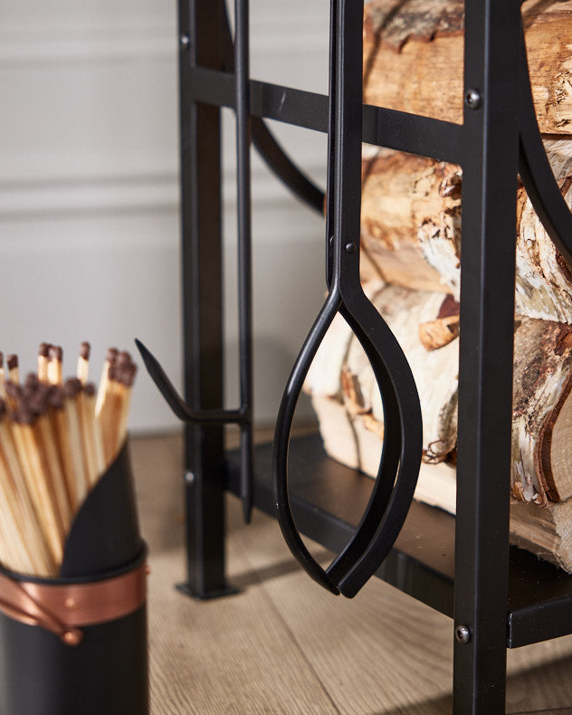 Chelsea Fire Tools & Log Store – Dibor