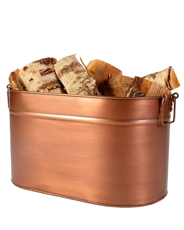 Bronte Copper Wood Bucket