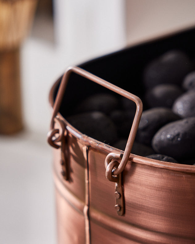 Log & Coal Storage - Bronte Copper Coal Bucket