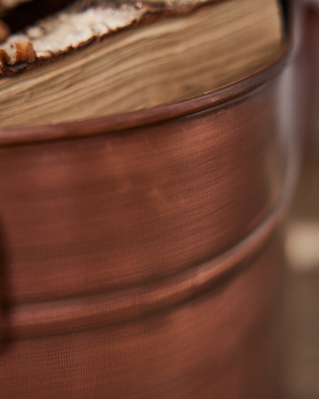 Bronte Copper Wood Bucket