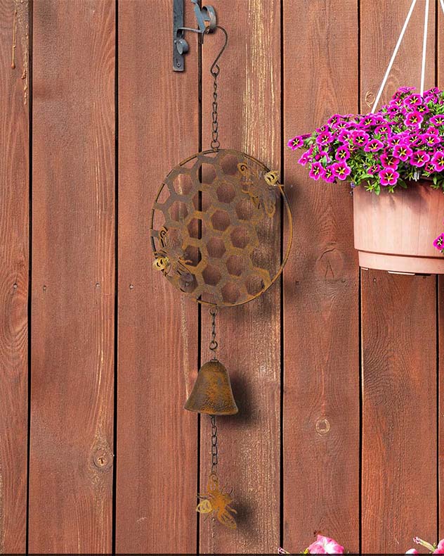 Vintage Honeycomb Wind Chime