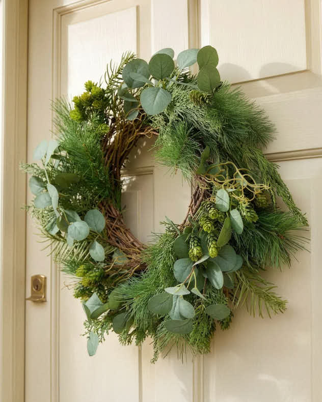Eucalyptus Hedgerow Wreath