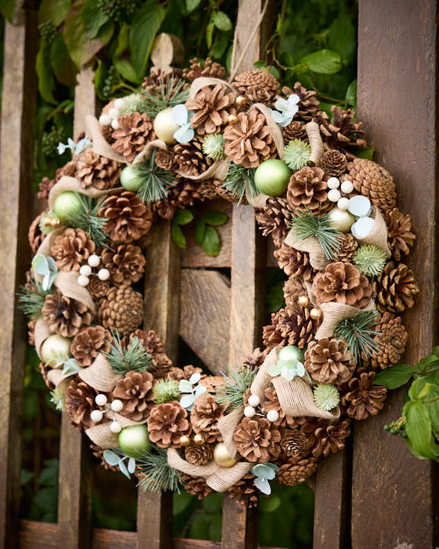Emerald Jewel Autumn Wreath