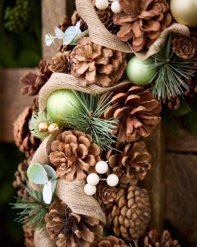 Emerald Jewel Autumn Wreath