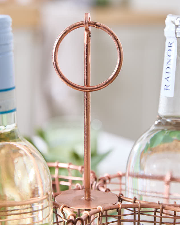 Copper Wire Cutlery Holder