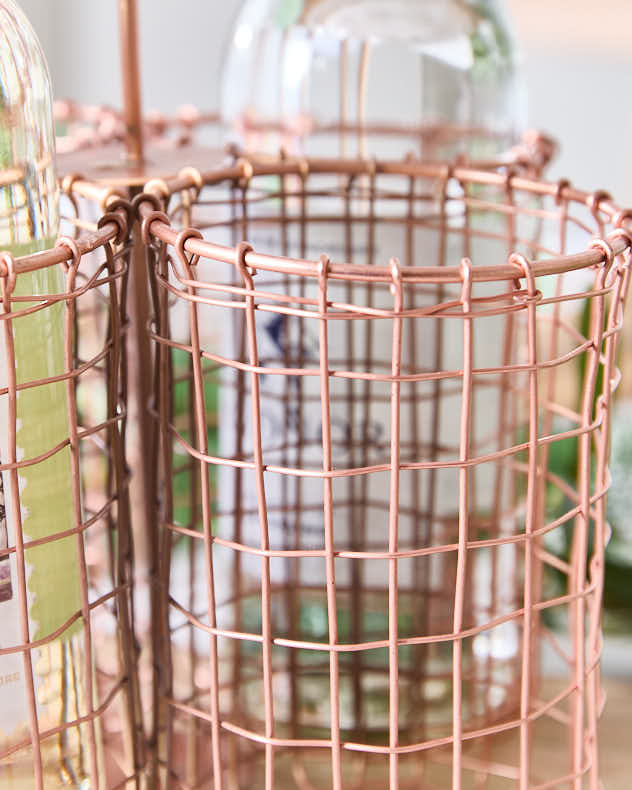 Copper Wire Cutlery Holder