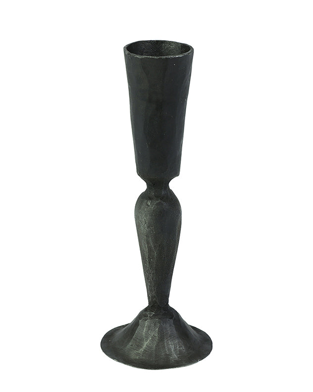 Black Fluted Candle Stick