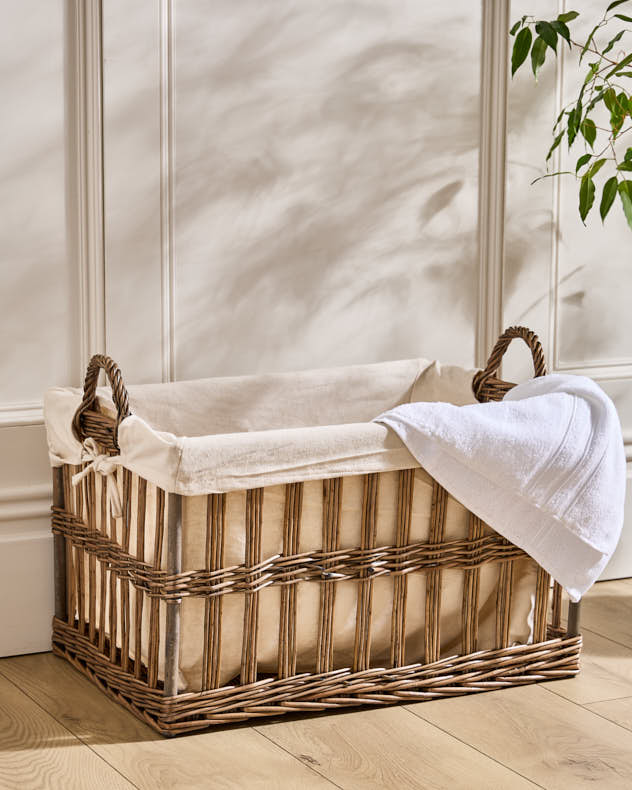 Medium Laundry Storage Basket with Lining