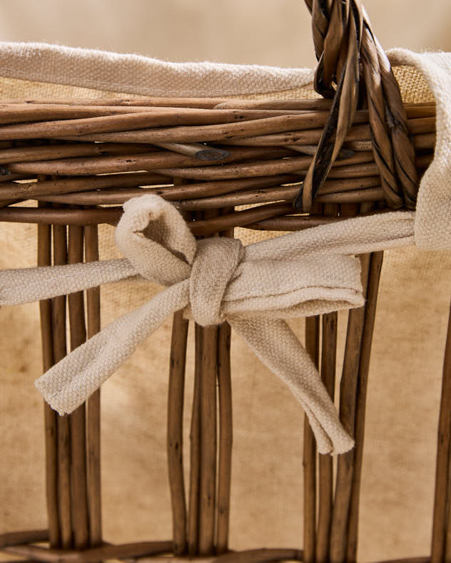 Medium Laundry Storage Basket with Lining