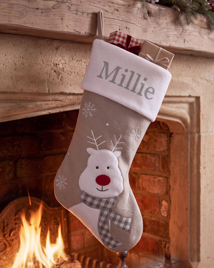 Personalised Grey Stocking Collection