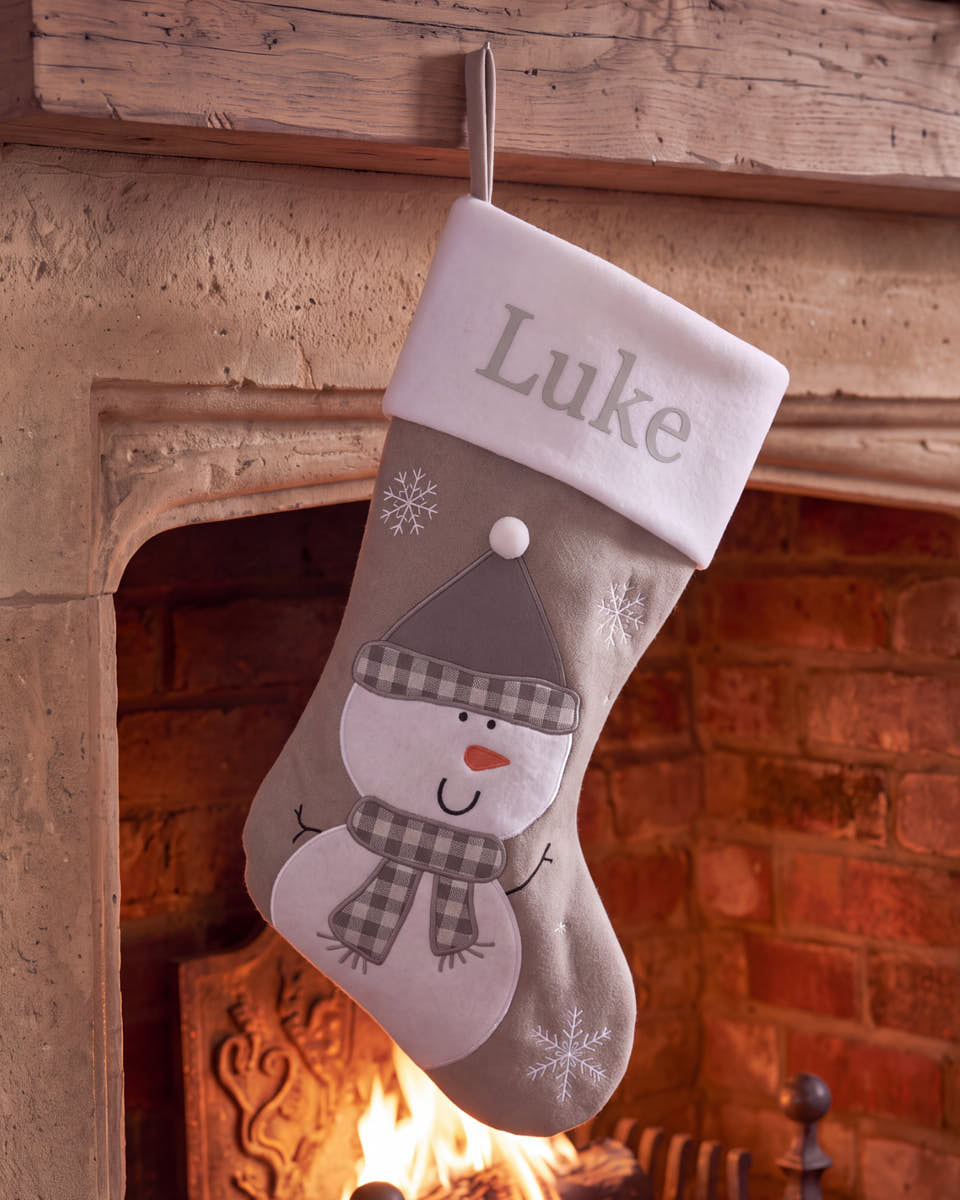 Personalised Grey Stocking Collection