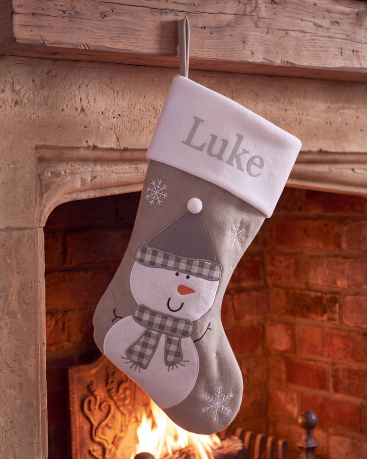 Personalised Grey Stocking Collection