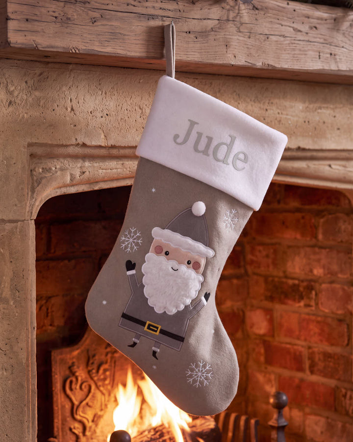Personalised Grey Stocking Collection
