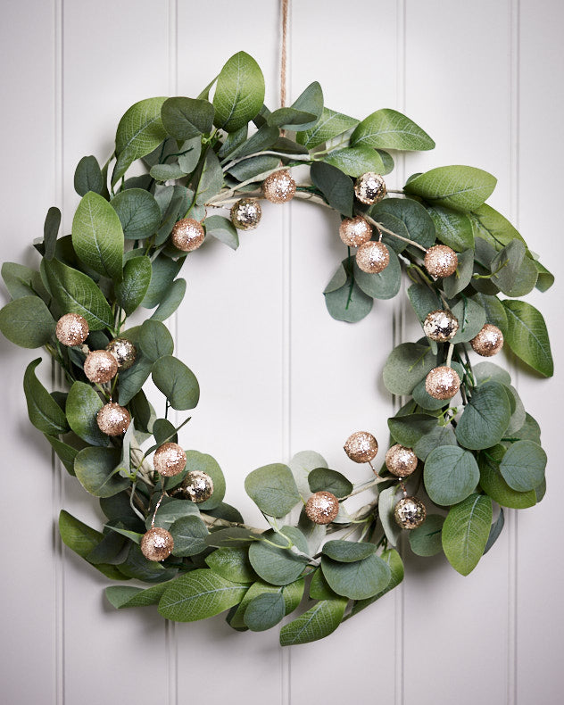 Gold Eucalyptus Wreath