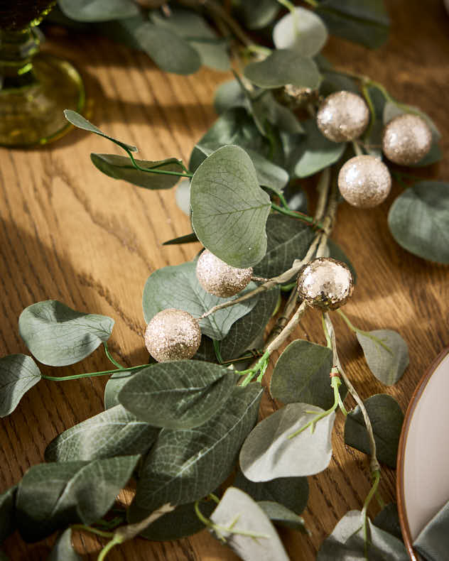 Gold Berry Eucalyptus Garland - 200cm