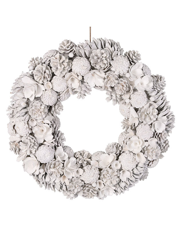Personalised Giant Morning Frost Wreath 50cm