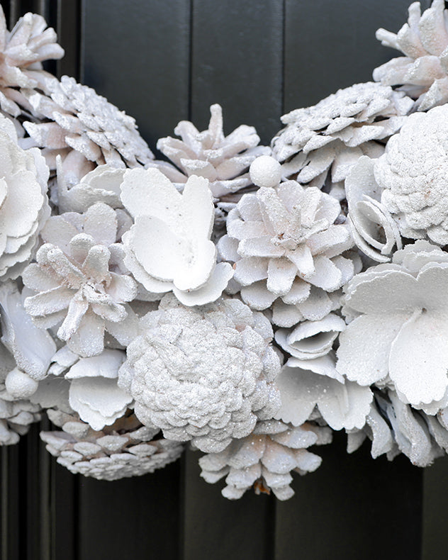 Giant Morning Frost Wreath 50cm