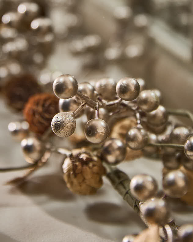 Garlands Garland and lights - Clermont Champagne Christmas Garland 1.5m