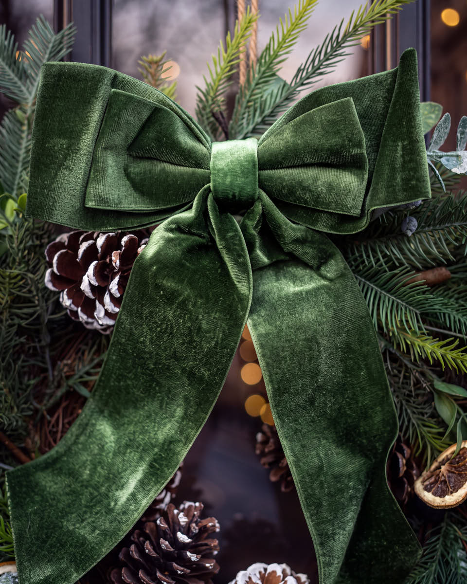 Forest Fruits Wreath with Bow