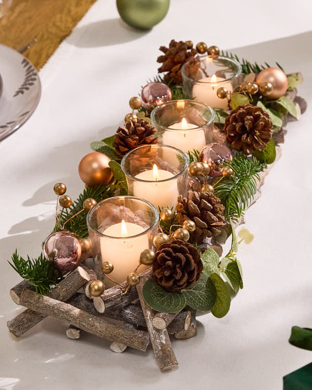 Eucalyptus and Cinnamon Tealight Holder
