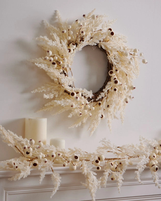 White Wreath and garland