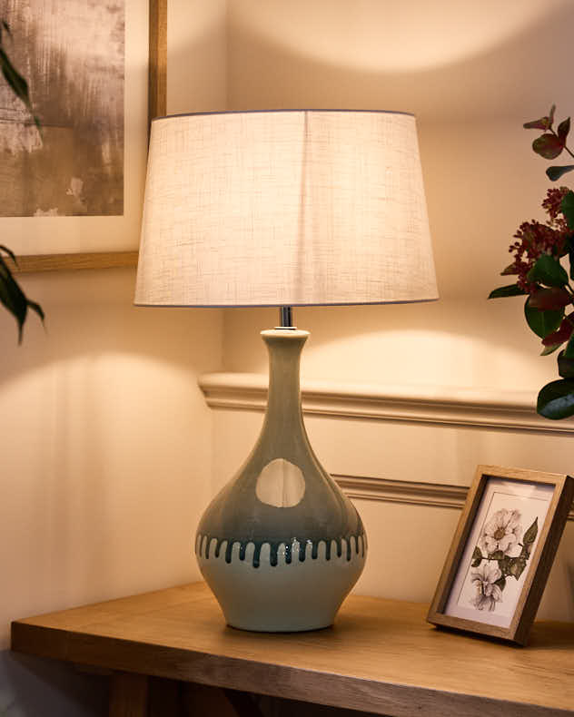 Aegean Dipped Ceramic Table Lamp