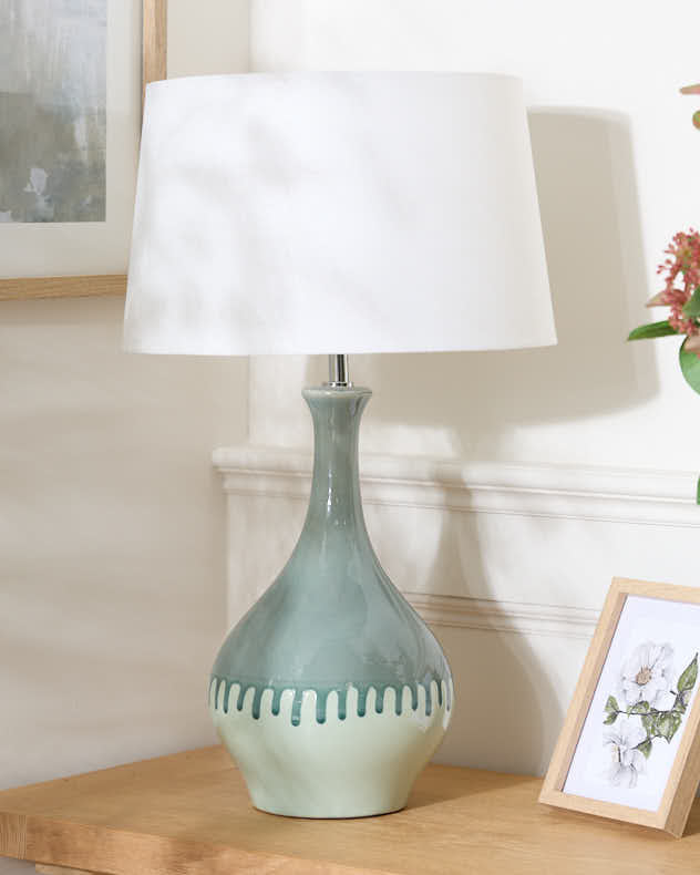 Aegean Dipped Ceramic Table Lamp