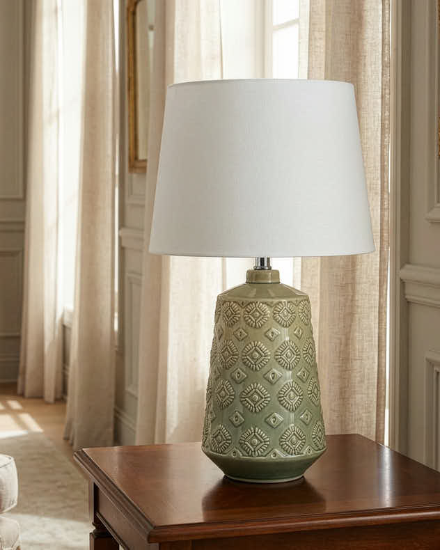 Ceramic Table Lamps - Halston Ceramic Table Lamp