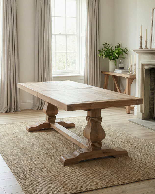 Reclaimed Elm Refectory Dining Table