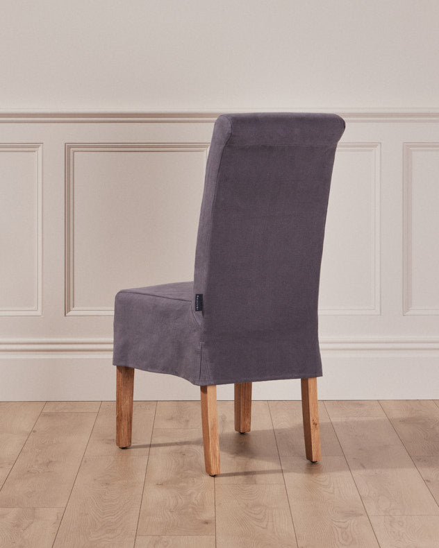 Dining Chairs - Set of 2 Grey Dining Chairs