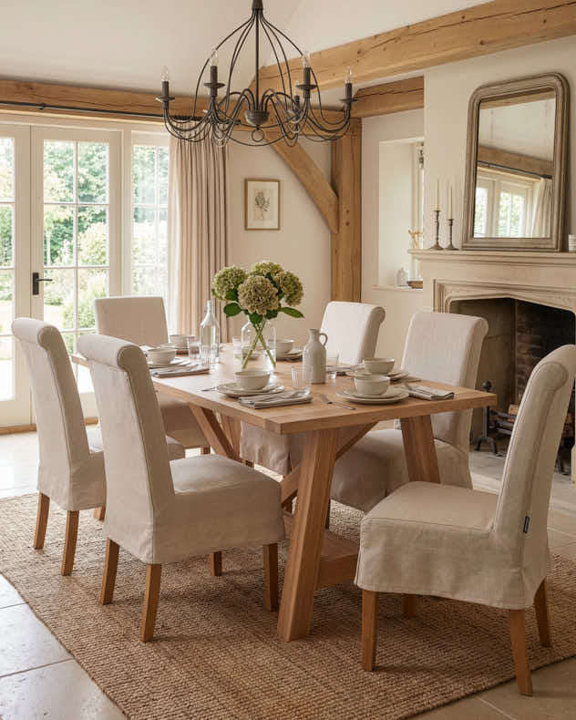 Harrogate Oak Dining Table