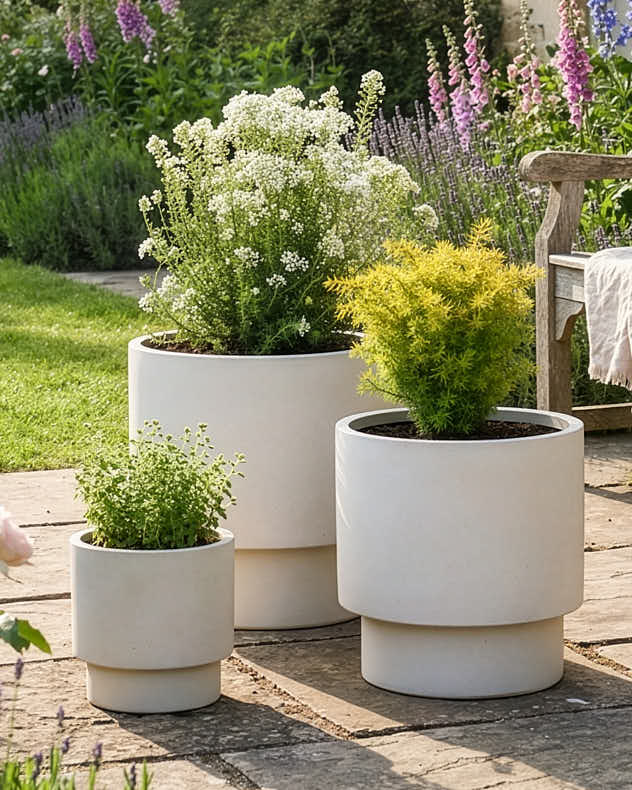 Pots & Planters Large - Noma Beige Planter Collection