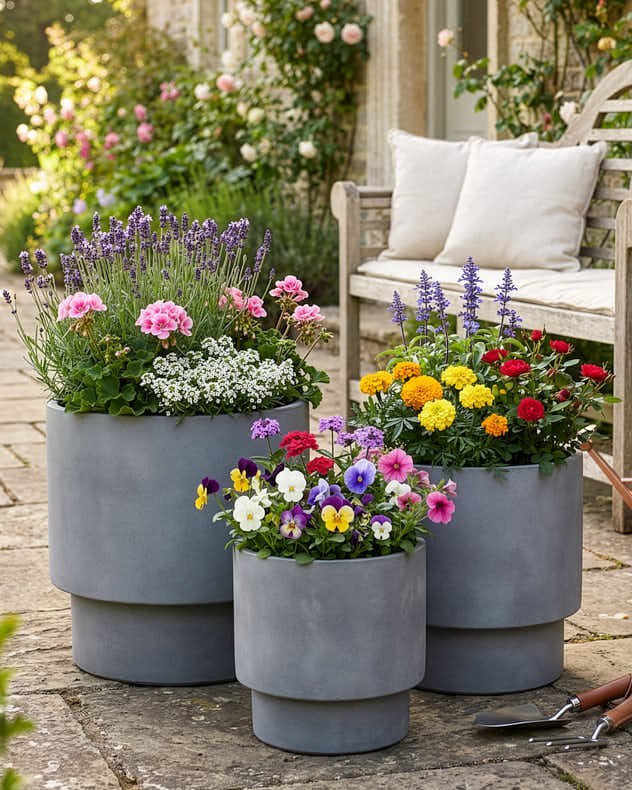 Noma Grey Planter Collection