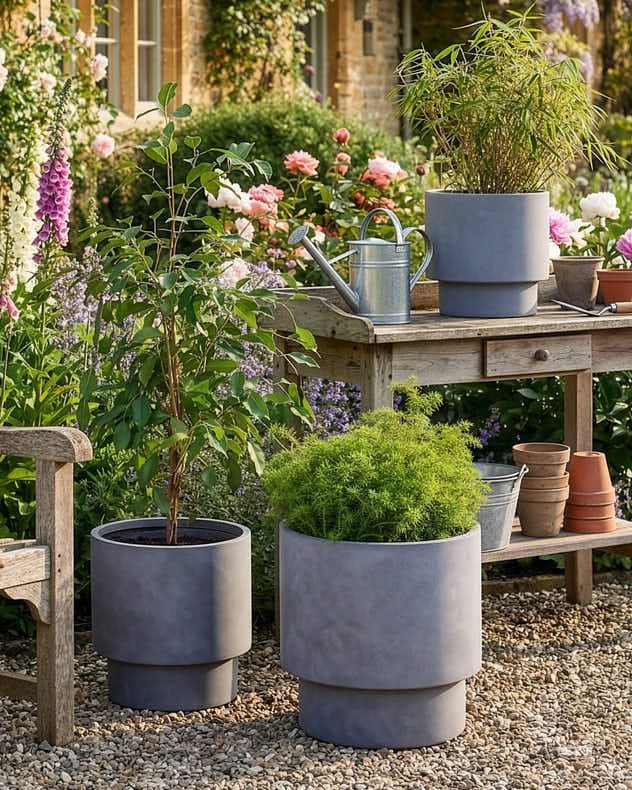 Pots & Planters Large - Noma Grey Planter Collection