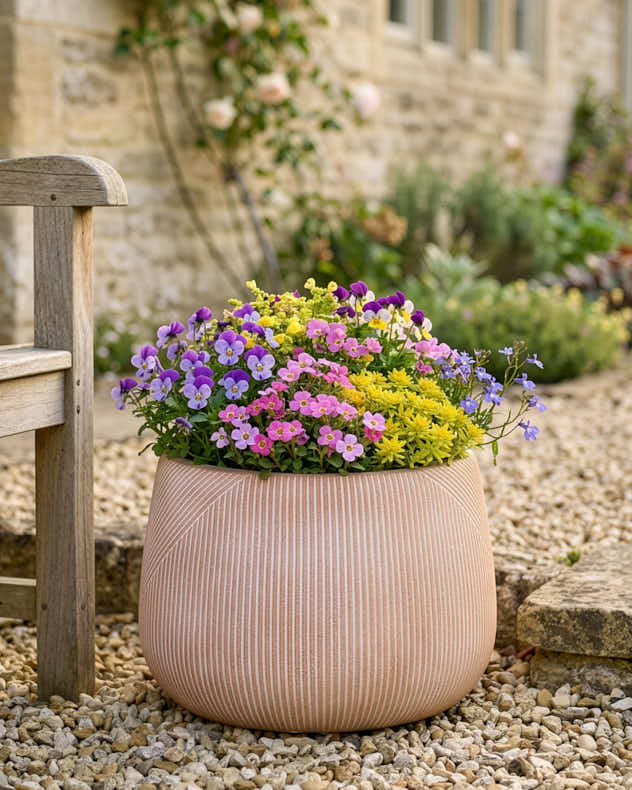 Kalo Striped Planter Collection