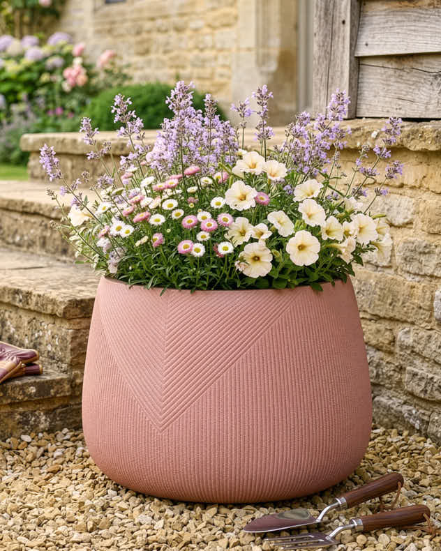 Pots &amp; Planters Set of 3 - Kalo Terracotta Planter Collection
