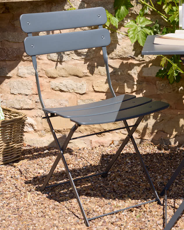Grey 2 Person Garden Bistro Set