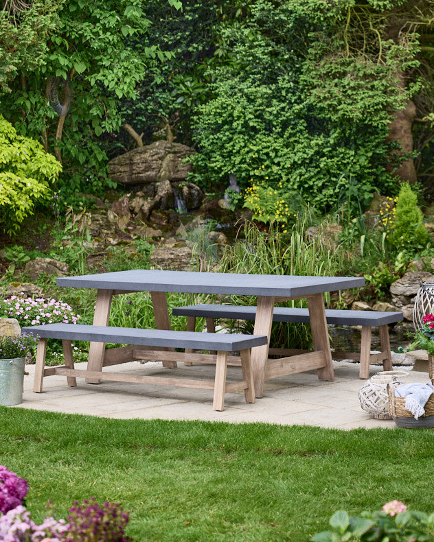 Culver Garden Table Benches
