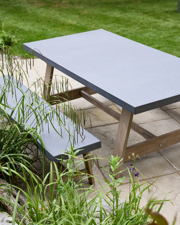 Culver Garden Table and Benches