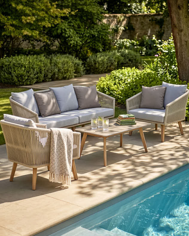 Marstrand Four Piece Garden Lounge Set
