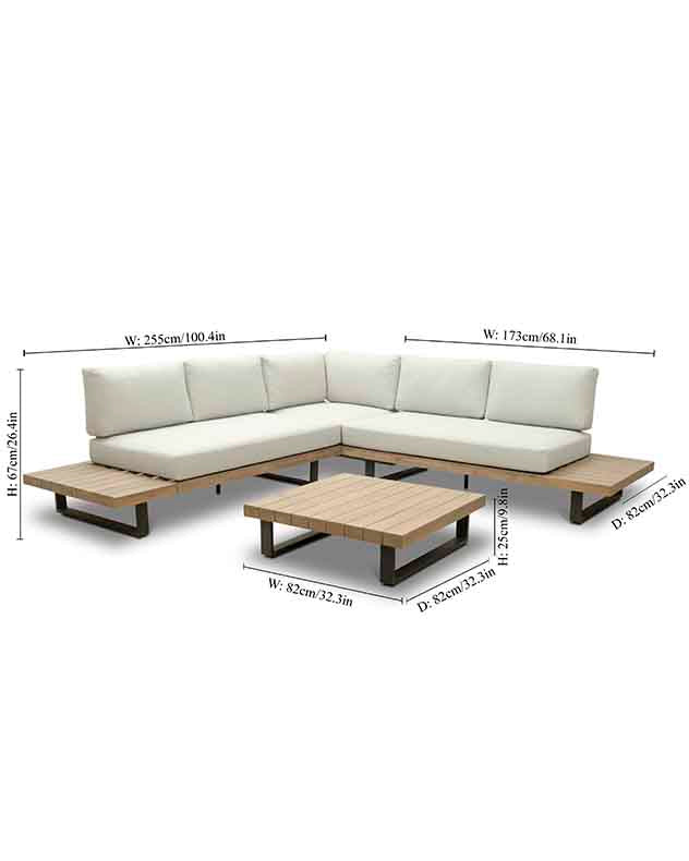 Ashton Garden Corner Lounge Set