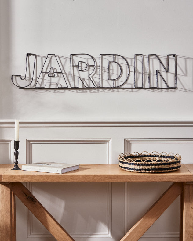 Jardin Wire Wall Sign