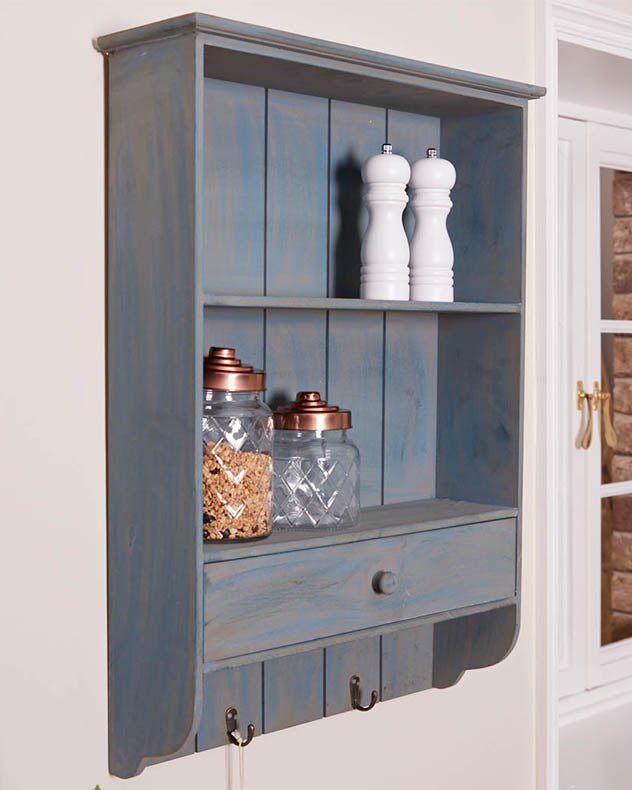 Camille French Blue Wall Cabinet