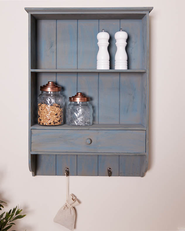 Camille French Blue Wall Cabinet